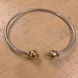 Sterling silver and 14K gold Eden bracelet